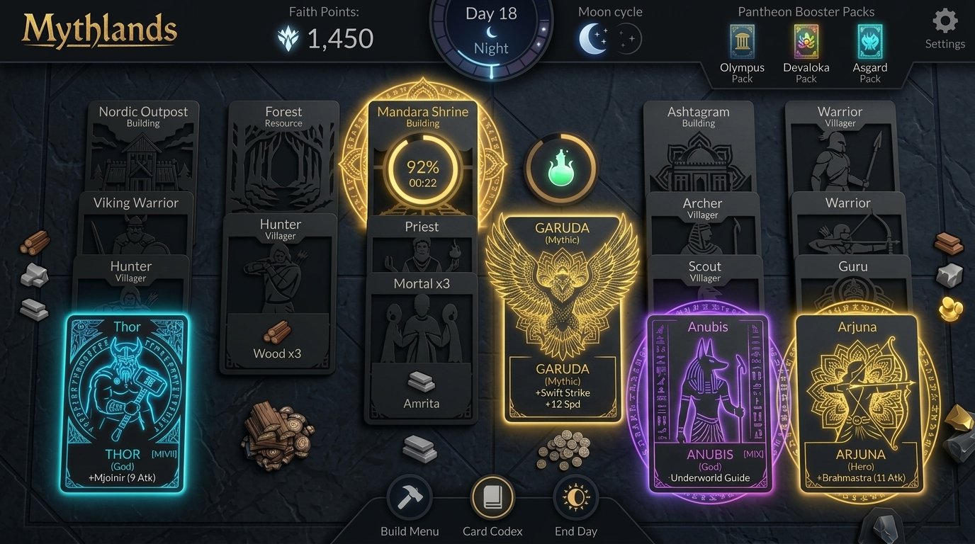 Mythlands Card Stacking Board Preview
